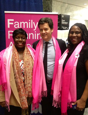 January 14: Senator Hoylman, with activists at the Family Planning Advocates Annual Day of Action, urging passage of the Women's Equality Act.