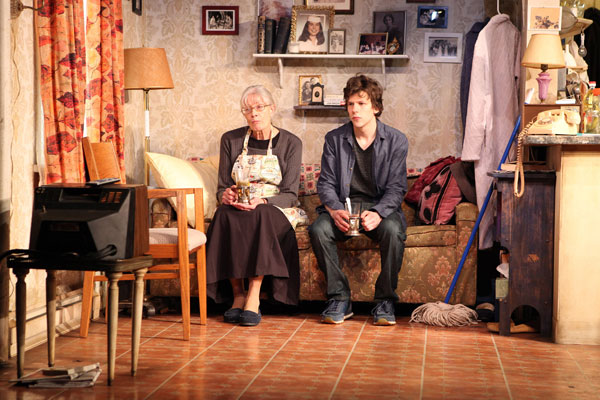 Photo by Sandra Coudert Getting to know you: Vanessa Redgrave and Jesse Eisenberg, in “The Revisionist.” 