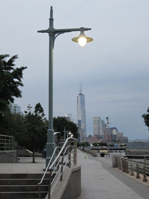 Photo by Lincoln Anderson About three weeks ago, the Hudson River Park Trust restored electrical power in the park’s Greenwich Village section. Hurricane Sandy devastated the park’s electrical infrastructure, much of which had been located belowground and was susceptible to flooding. 