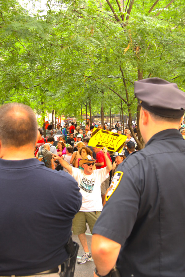 Downtown Express photos by Yoon Seo Nam There were no arrests at an Occupy Wall Street event earlier in July.