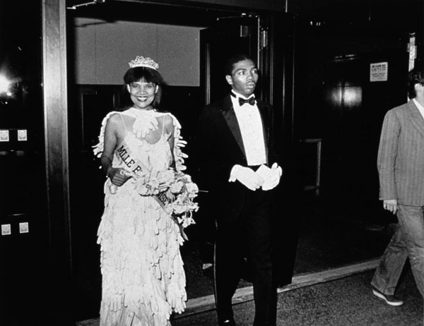 Image Courtesy of the artist and Alexander Gray Associates, NY Lorraine O’Grady: Untitled (Mlle. Bourgeoise Noire and her Master of Ceremonies enter the New Museum). 1980-83, printed 2009. Gelatin silver print. 7 1/4 x 9 1/4 in.