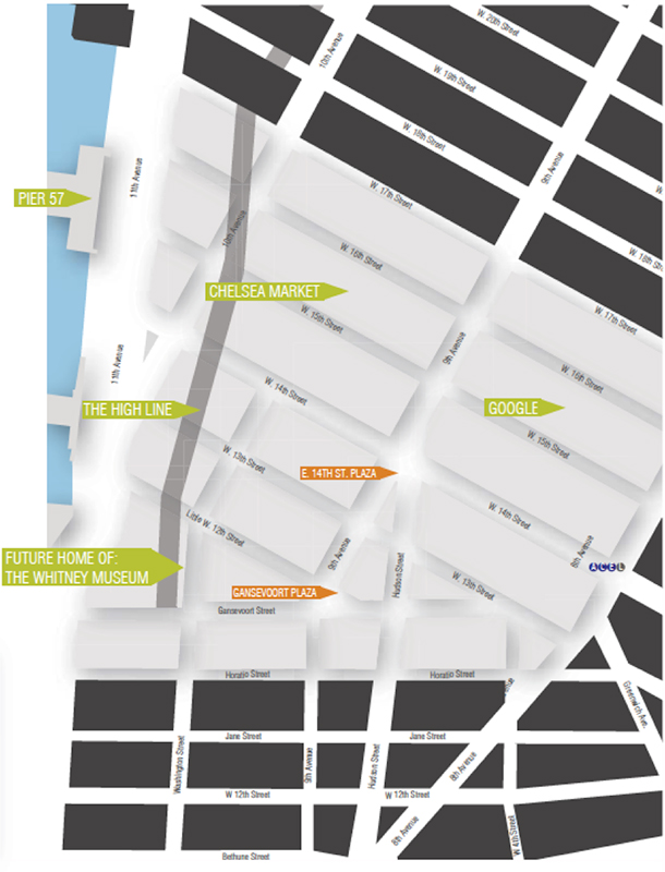 Meatpacking District Map   Meatpacking BID Proposed Boundaries 