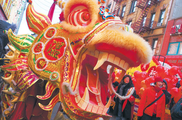 Downtown Express file photo by Milo Hess  Last year’s Lunar New Year celebration in Chinatown. 