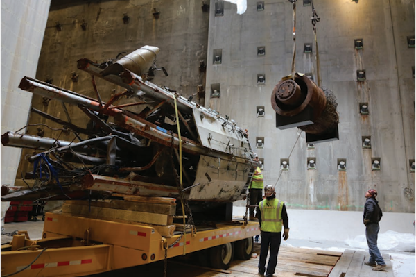 Photo courtesy of the National September 11 Memorial & Museum Working on the 9/11 Museum. 