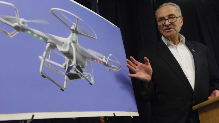 Schumer Calls For Drone Rules In “wild West” Airspace | AmNewYork