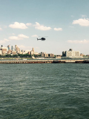 Downtown Express photo by Mia Rupani The heliport on Pier 6. 