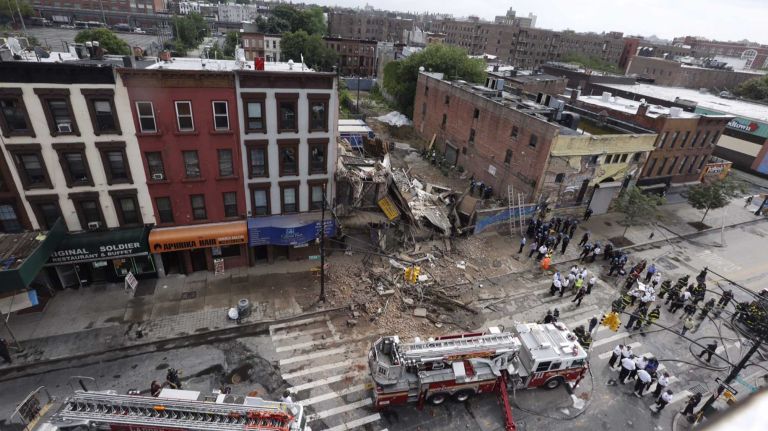 Four story building collapses in Brooklyn; three injured, FDNY says ...