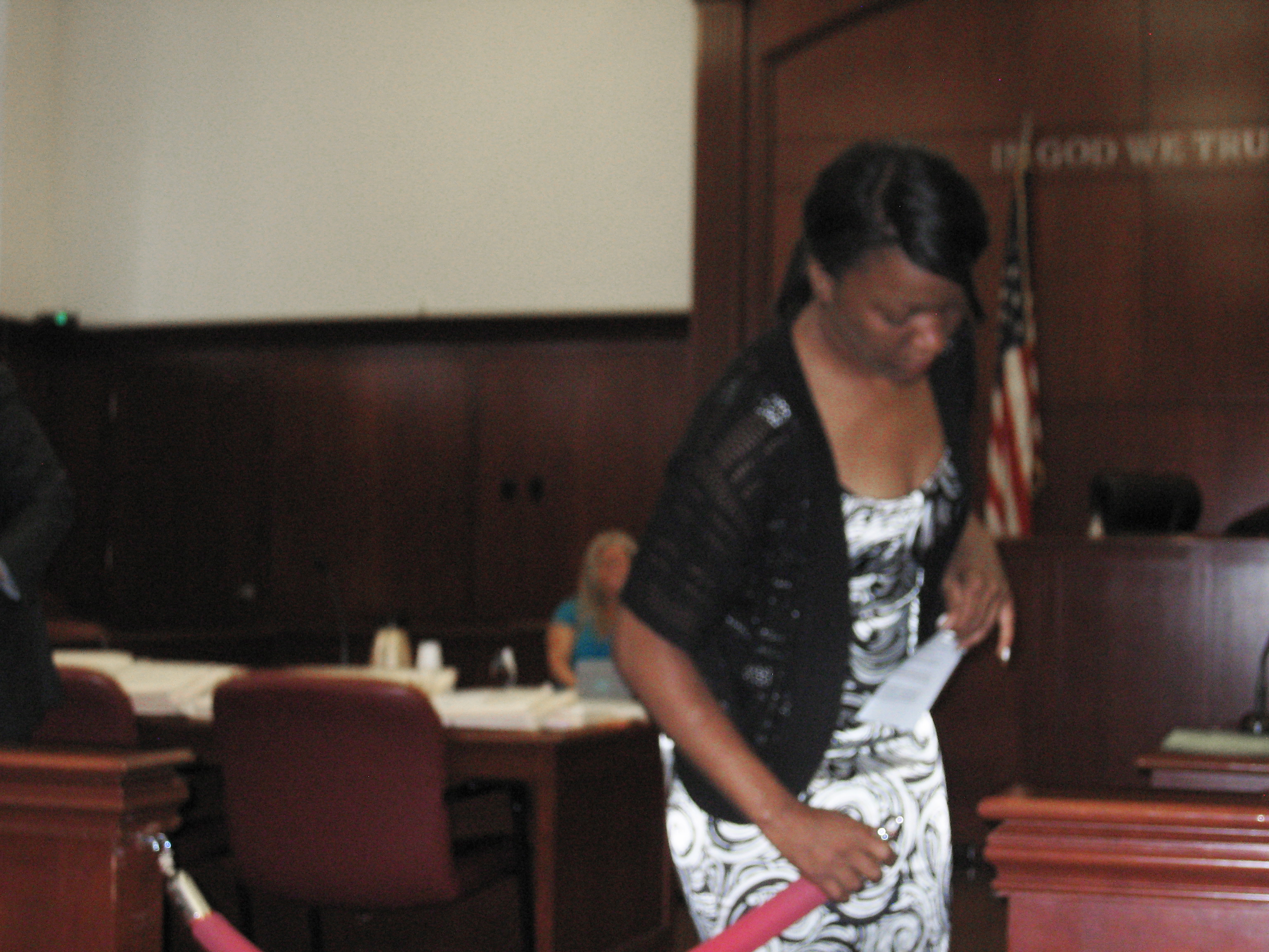 Tiffany Murdaugh pleaded not guilty in criminal court on Wednesday. Downtown Express photo by Dusica Sue Malesevic