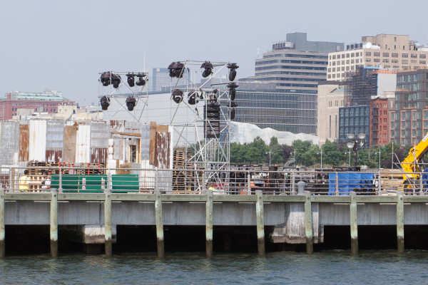 Pier 26 on Wednesday. Downtown Express photo by Milo Hess.