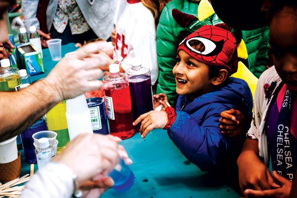 A young Spider-Man enjoying Halloween last year at Brookfield Place, one of many Downtown venues hosting children’s Halloween events this year. 