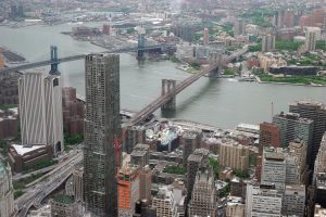 One of the views from the One World Observatory at 1 World Trade Center