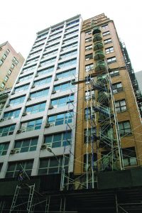 Photo by Yannic Rack <br> Pace University has put this 15-story Fulton St. dorm on the market, advertising it as a potential site for luxury housing — a pitch that local realtors agree would have been unthinkable just a few years ago.