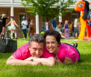 Photo by Anthony Collins Figment executive producer David Koren and his wife Sasha Kurtz take a moment to relax at last year’s Figment NYC festival.