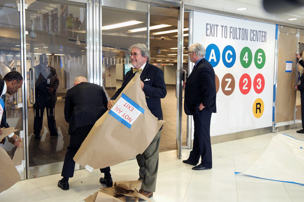 Photo by Milo Hess On May 26, officials from the Port Authority and the Metropolitan Transportation Authority opened the world’s most expensive train station on May 26 by tearing off its plain brown wrapper.