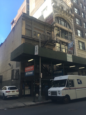 The CPC determined a developer can transfer air rights from the landmarked building above the Adorama camera store (second building from left), in order to build beyond zoning regulations in an adjacent building (left) without creating affordable housing. Photo by Jane Argodale.