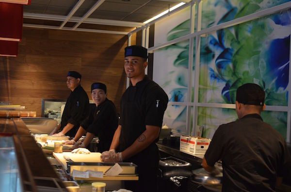 Diners can watch the sushi creations being prepared at Haru. Photo by Alex Ellefson.