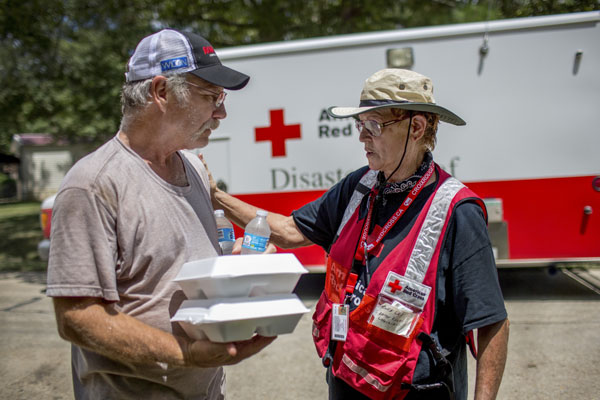 The Red Cross in Louisiana. Photo by Marko Kokic, courtesy American Red Cross.