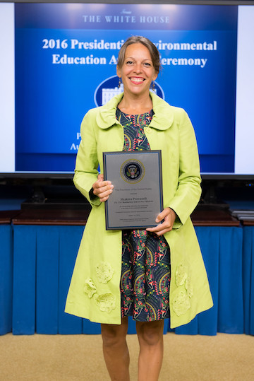 Shakira Provasoli at the White House. | COURTESY: ENVIRONMENTAL PROTECTION AGENCY