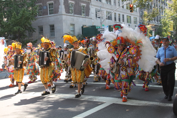 Revelers at last year’s German American Steuben Parade on the Upper East Side. | GERMANPARADENYC.ORG 