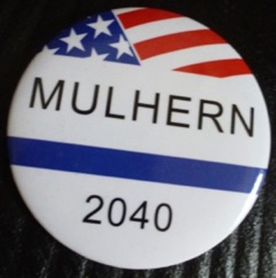 Alena Mulhern's future run for the White House. Photo by Barbara Caparell.