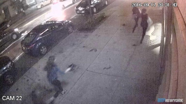 Chelsea blast seen from 3 angles on surveillance video