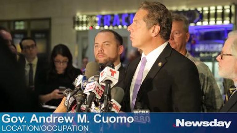 Gov. Cuomo visit Penn Station