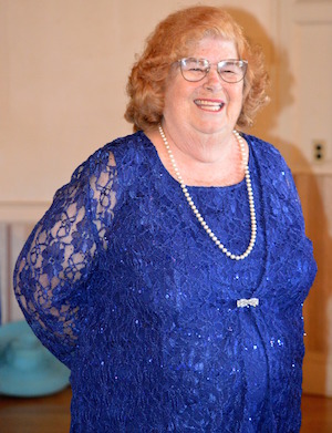 Allison Davis Greaker, at her 50th wedding anniversary party. Photo by Cynthia Soto.