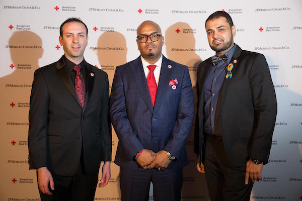 Pulse Nightclub hero Neema Bahrami and Josh Lockwood, CEO of American Red Cross in Greater New York. | AMERICAN RED CROSS IN GREATER NEW YORK 