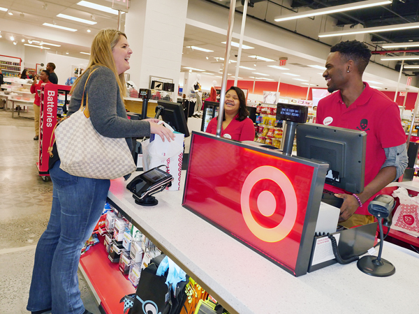 Photo by Milo Hess Target is finally open for business at 255 Greenwich St. 