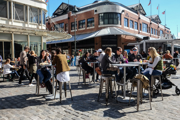 Photo by Tequila Minsky The seventh-annual Taste of the Seaport drew hundreds of foodies top the historic South Street Seaport on Oct. 15 to raise money for local schools.