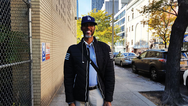 “It’s the fate of our country right now,” said Joel Greene, 43, about why he voted. Photo by Dusica Sue Malesevic.