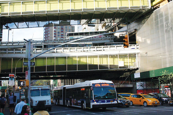 On weekdays, 220,000 people pass through Port Authority's bus terminal. By 2040 there will be a 35–51% increase in daily passengers. Chelsea Now file photo by Yannic Rack.