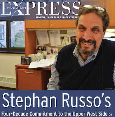 Stephan Russo in his office at the Goddard Riverside Community Center office on Columbus Avenue. | JACKSON CHEN 