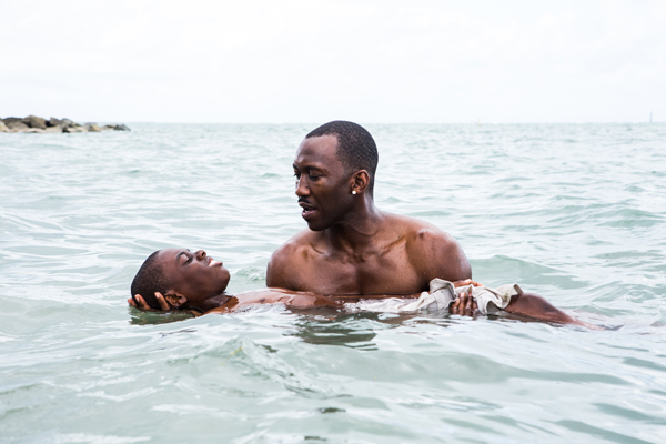 Alex Hibbert and Mahershala Ali in Barry Jenkins’ “Moonlight,” based on a play by Tarell Alvin McCraney. | A24