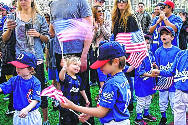 File photo by Suellen Epstein Downtown’s little leaguers really had something to cheer about this spring when Howard Hughes Corp. went to bat for the tykes, replacing thousands of dollars worth of equipment ruined by a mishap during winter storage.