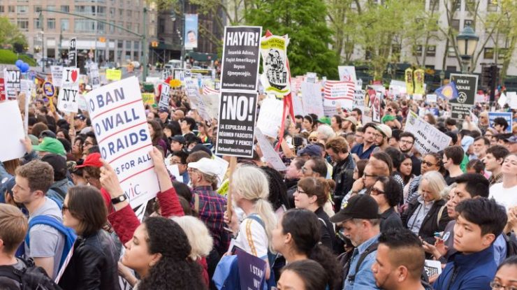 May Day protests in NYC call for end to Trump’s ‘anti-worker policies ...