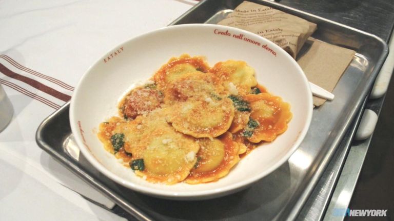 Behind Eataly NYC Downtown’s new ravioli takeout counter