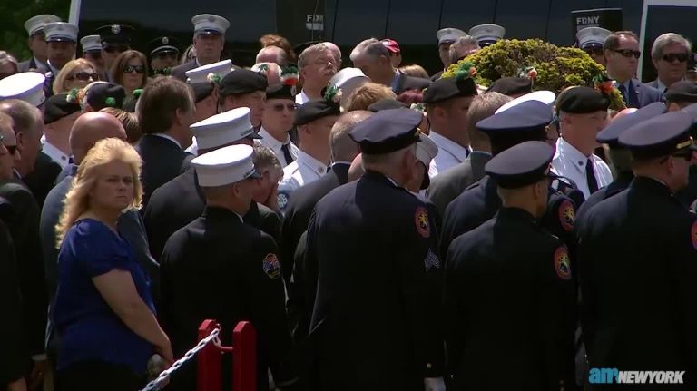 Funeral Mass for FDNY firefighter Raymond Pfeifer