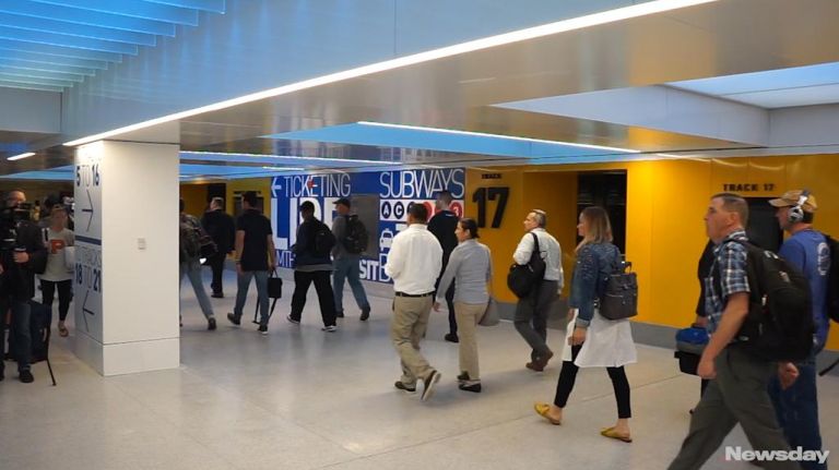 New concourse at Penn Station opens