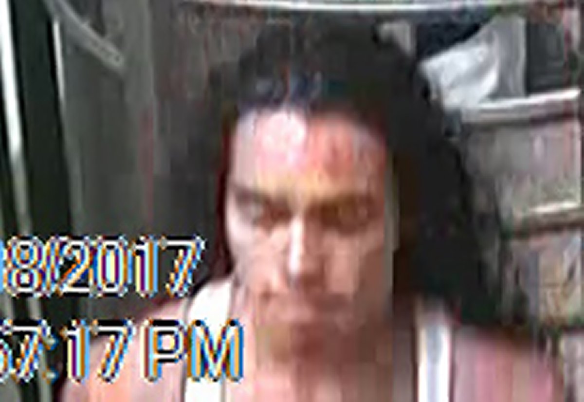 A surveillance photo of alleged Delancey subway station attacker