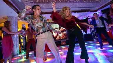 For "Saturday Night Fever's" 40th anniversary, New Yorkers danced at the original location of the 2001 Odyssey Night Club in Bay Ridge on Wednesday, Dec. 13, 2017. Photo Credit: Linda Rosier