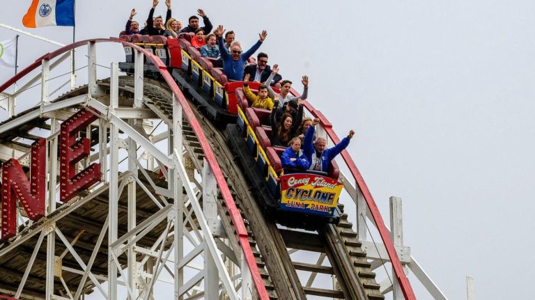 Luna Park opening day welcomes screaming Cyclone riders for 92nd ...