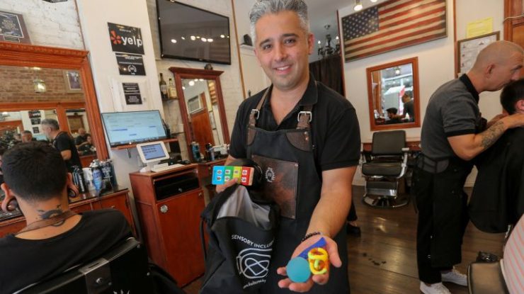 Manhattan Barber Trains To Give Autistic Children Sensory