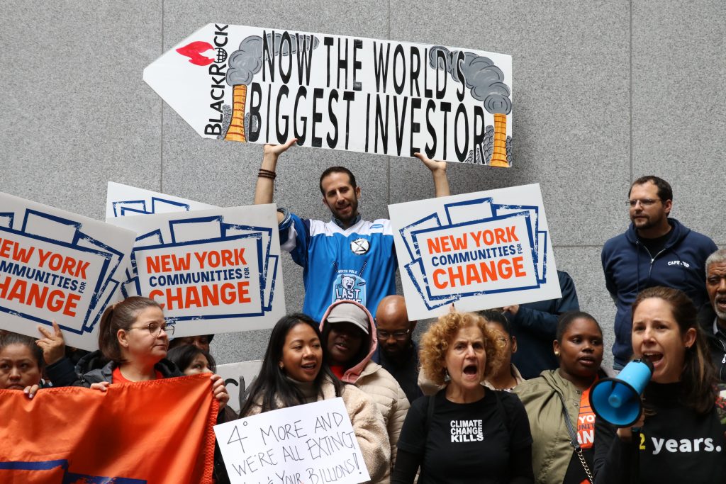 Activists Call On BlackRock To Divest From Fossil Fuels | AmNewYork