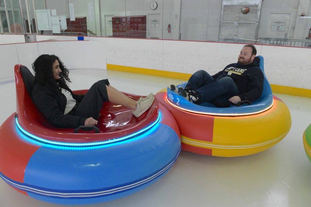 bumper cars on ice 2021