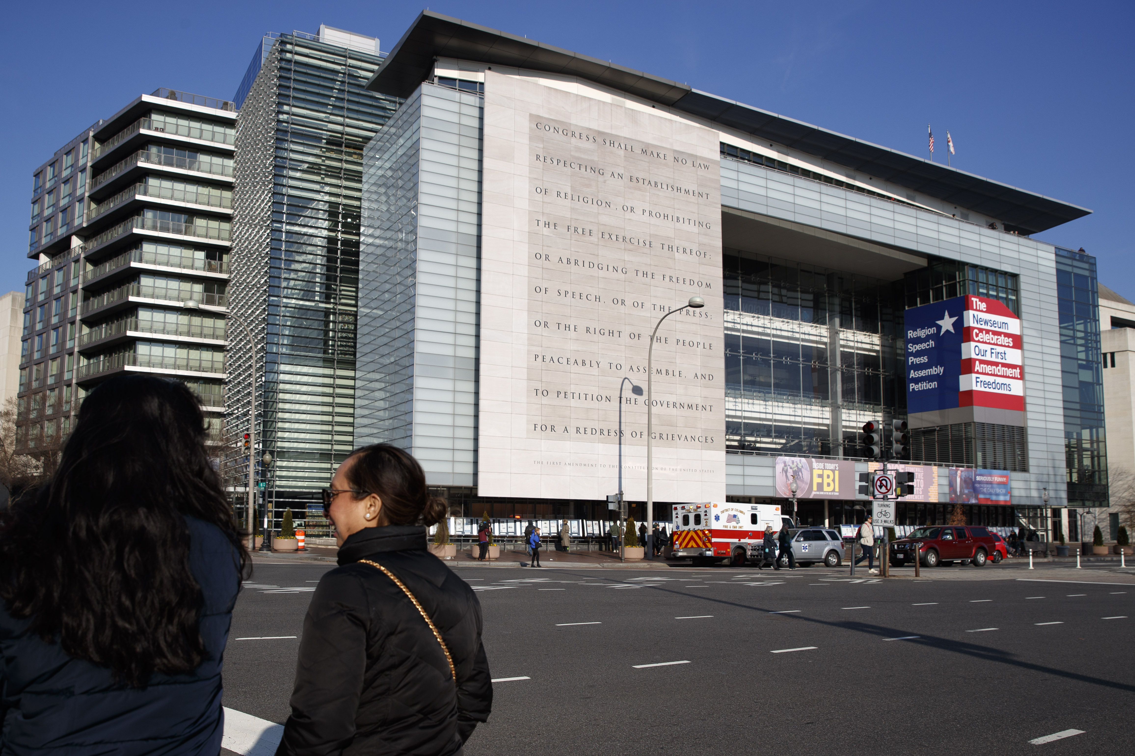 Former Newseum almost ready for Johns Hopkins graduate students