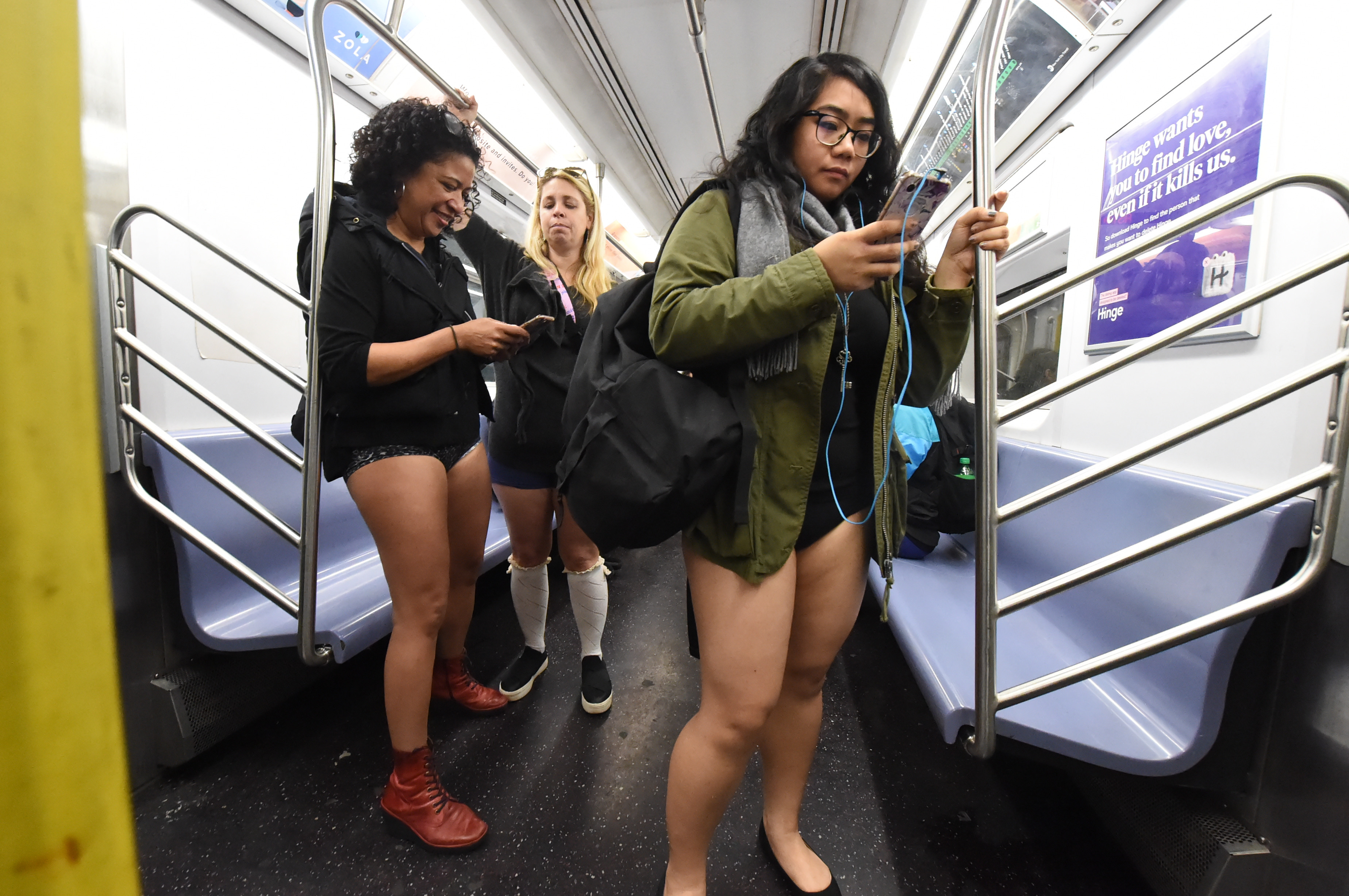 No pants subway ride in New York