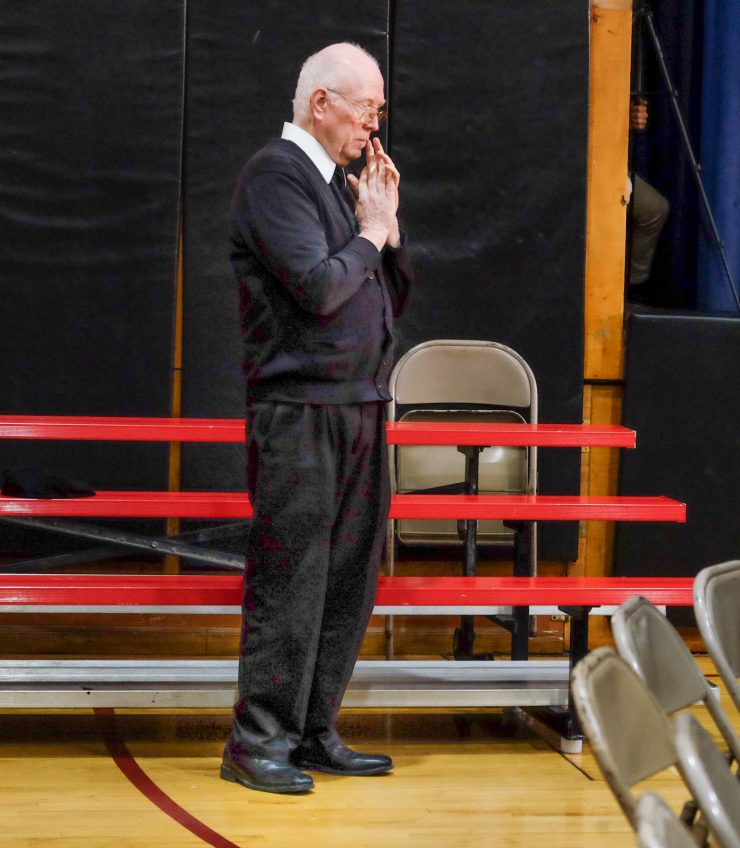 Bishop Edmund Whalen celebrates mass with La Salle Academy students in ...