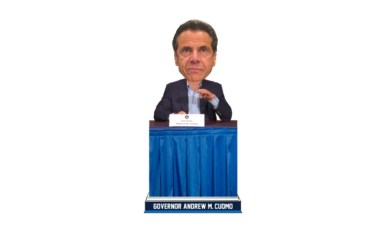 cuomo bobblehead lead