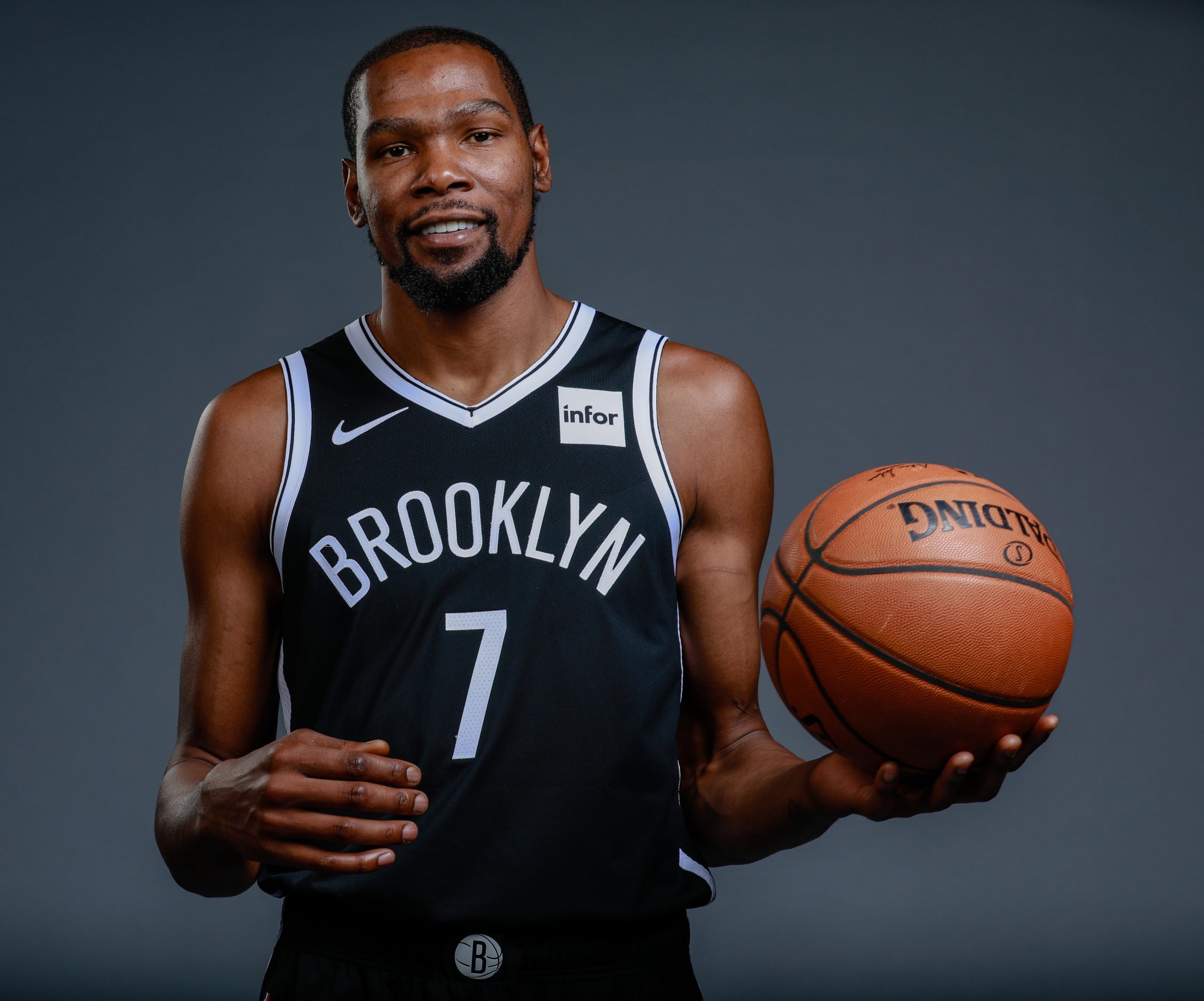 Brooklyn Nets Kevin Durant 7 Nba Basketball 2020 City Edition New
